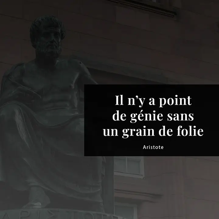 Phrase philosophique d'Aristote