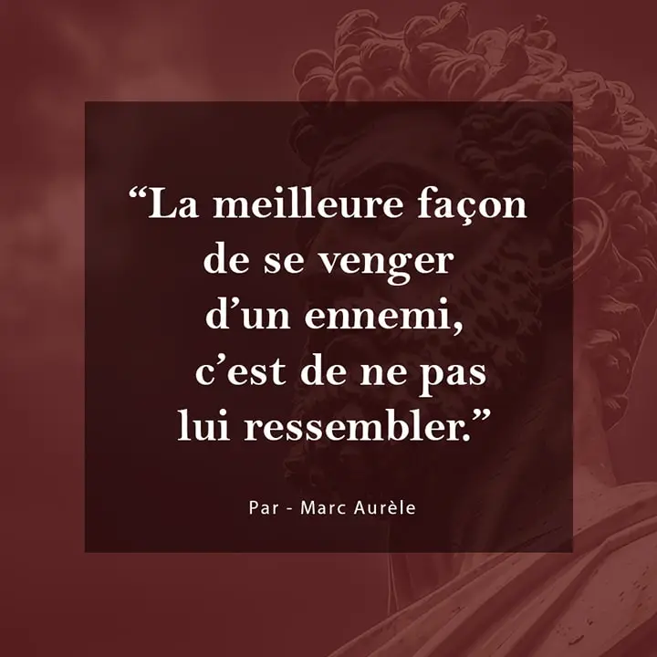 Phrase philosophique Marc Aurèle 